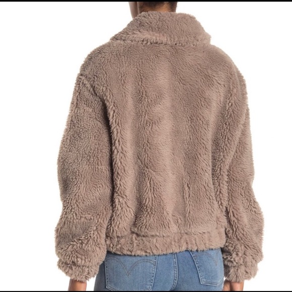 🆕✨ AVEC LES FILLES Teddy Bomber Jacket - Picture 2 of 9